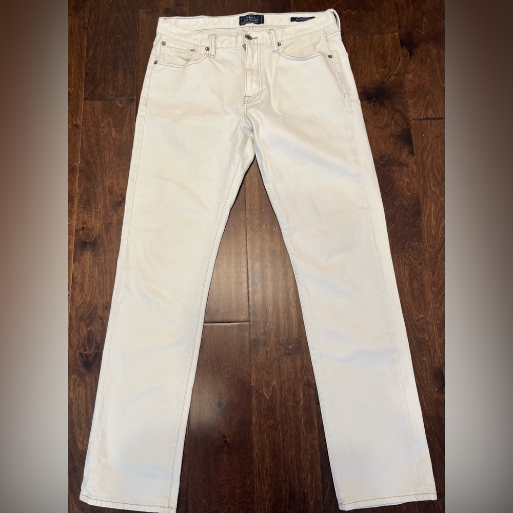 LUCKY BRAND WOMENS WHITE JEANS SIZE 32